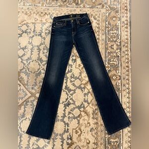 Like New ⭐️ 7 For All Mankind Dark Blue Flare Jeans